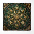 EMERALD CELESTIAL SILK POCKET SQUARE