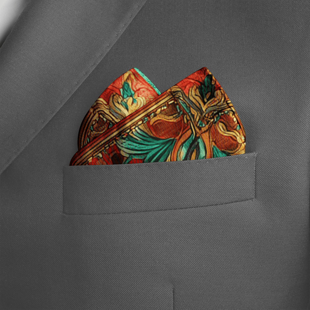 ALHAMBRA SILK POCKET SQUARE
