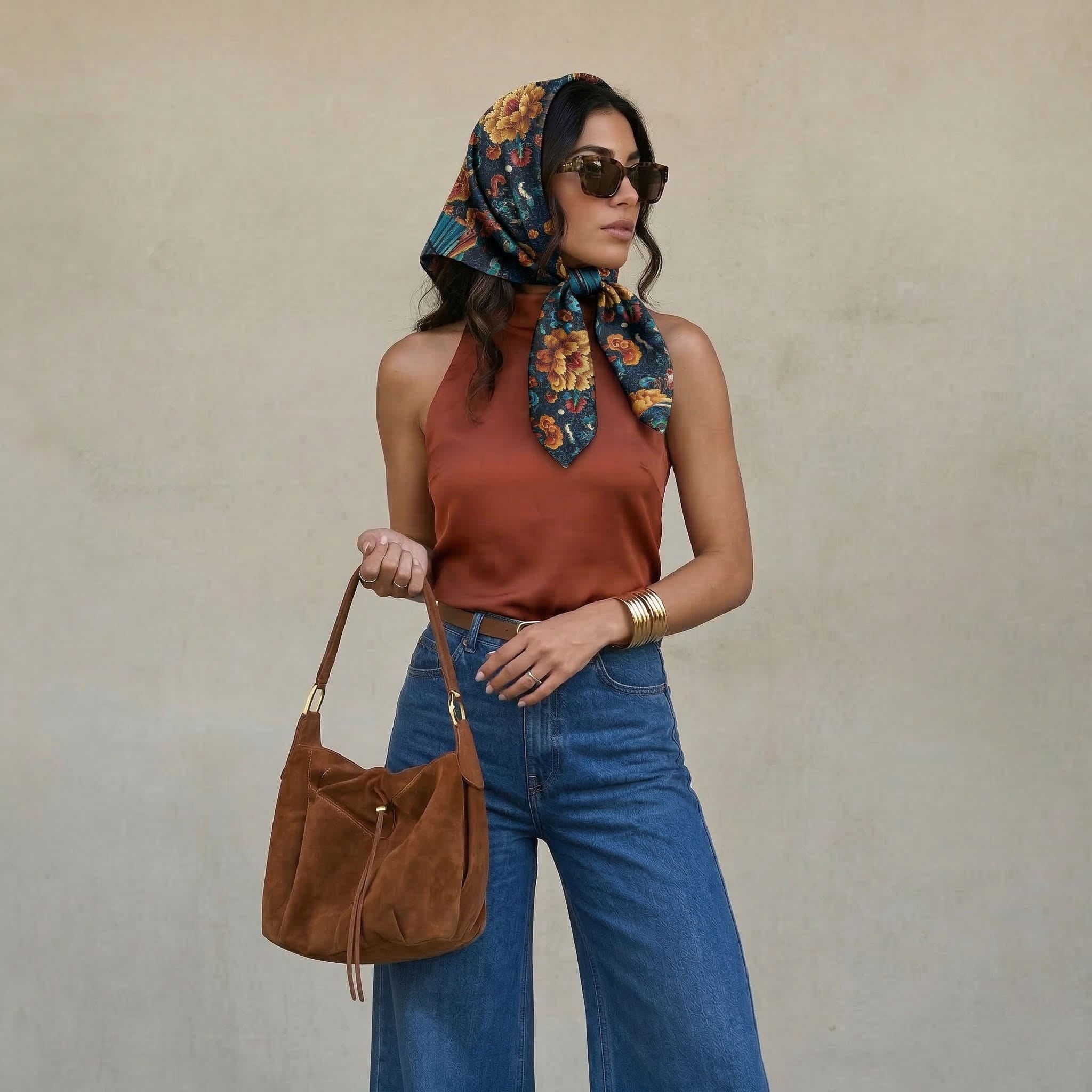 FENYARA SILK HEAD SCARF