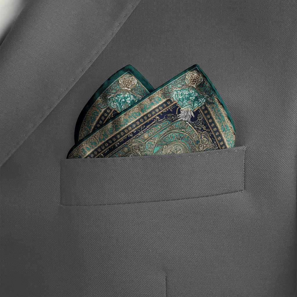 SELENE SILK POCKET SQUARE