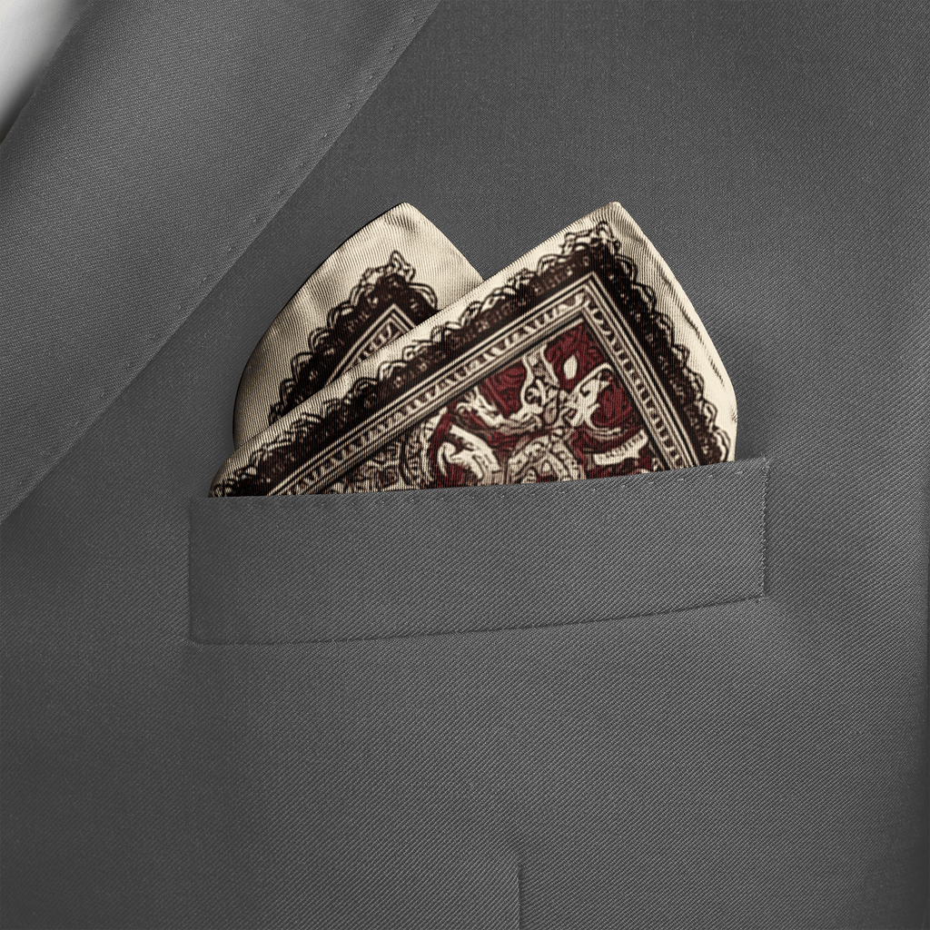 BAHAR SILK POCKET SQUARE