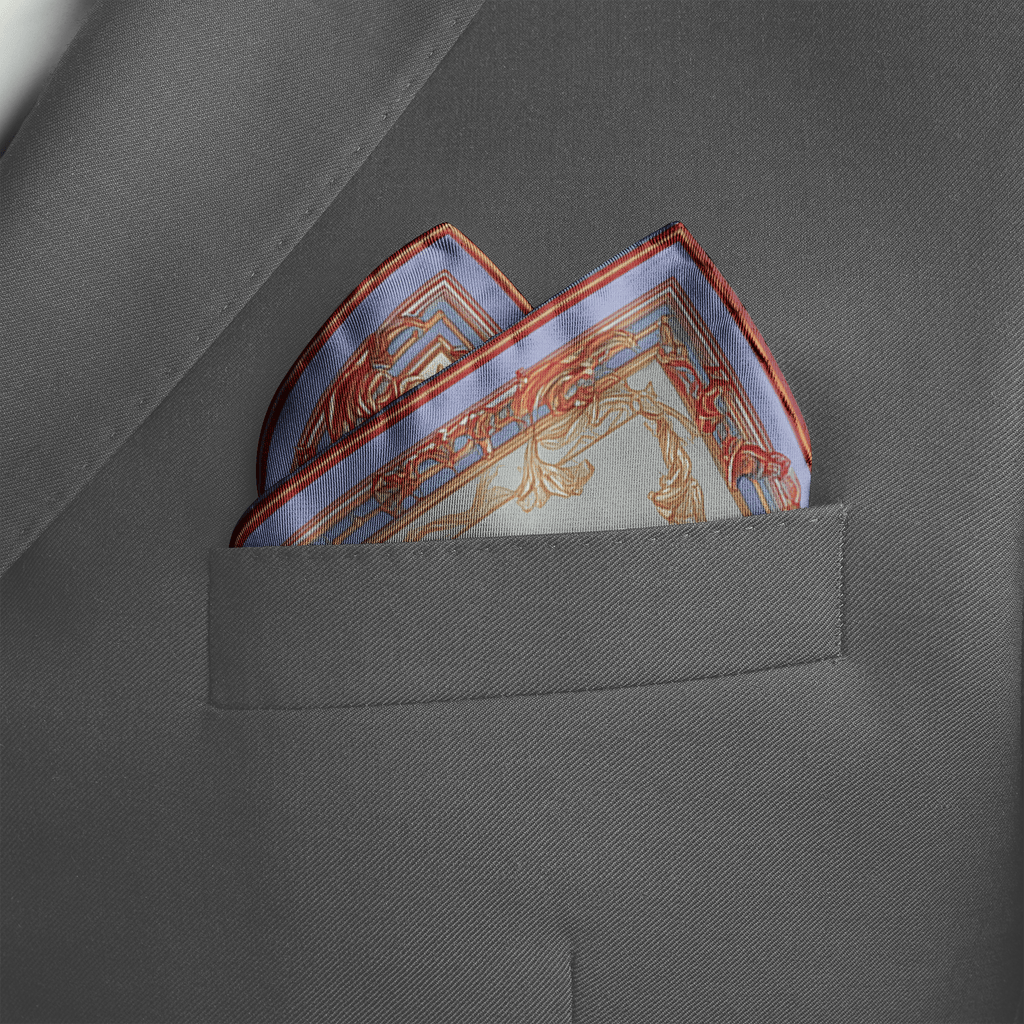BLOSSOM SILK POCKET SQUARE