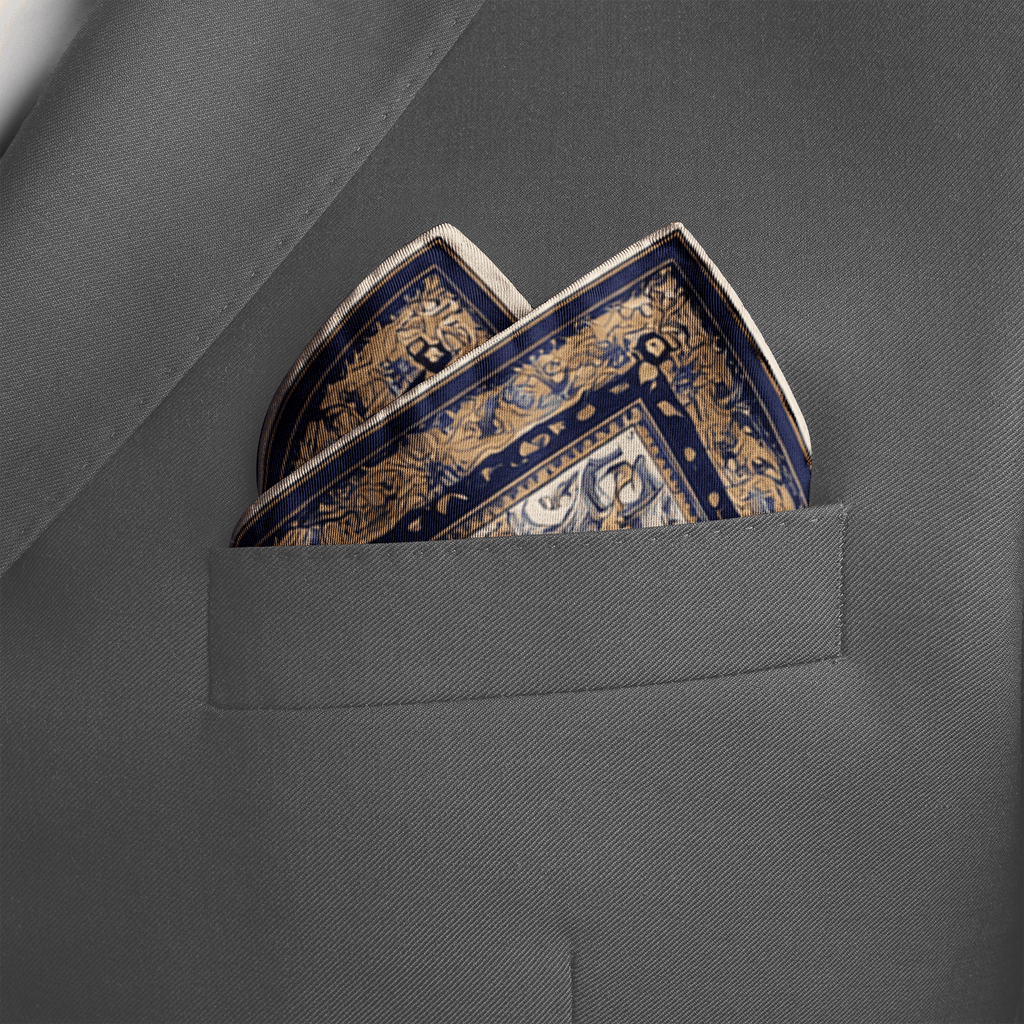 BARADINE SILK POCKET SQUARE