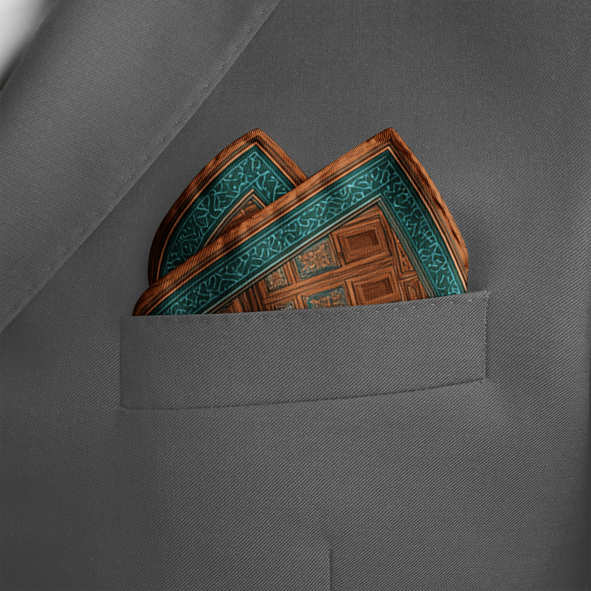 BAAB SILK POCKET SQUARE