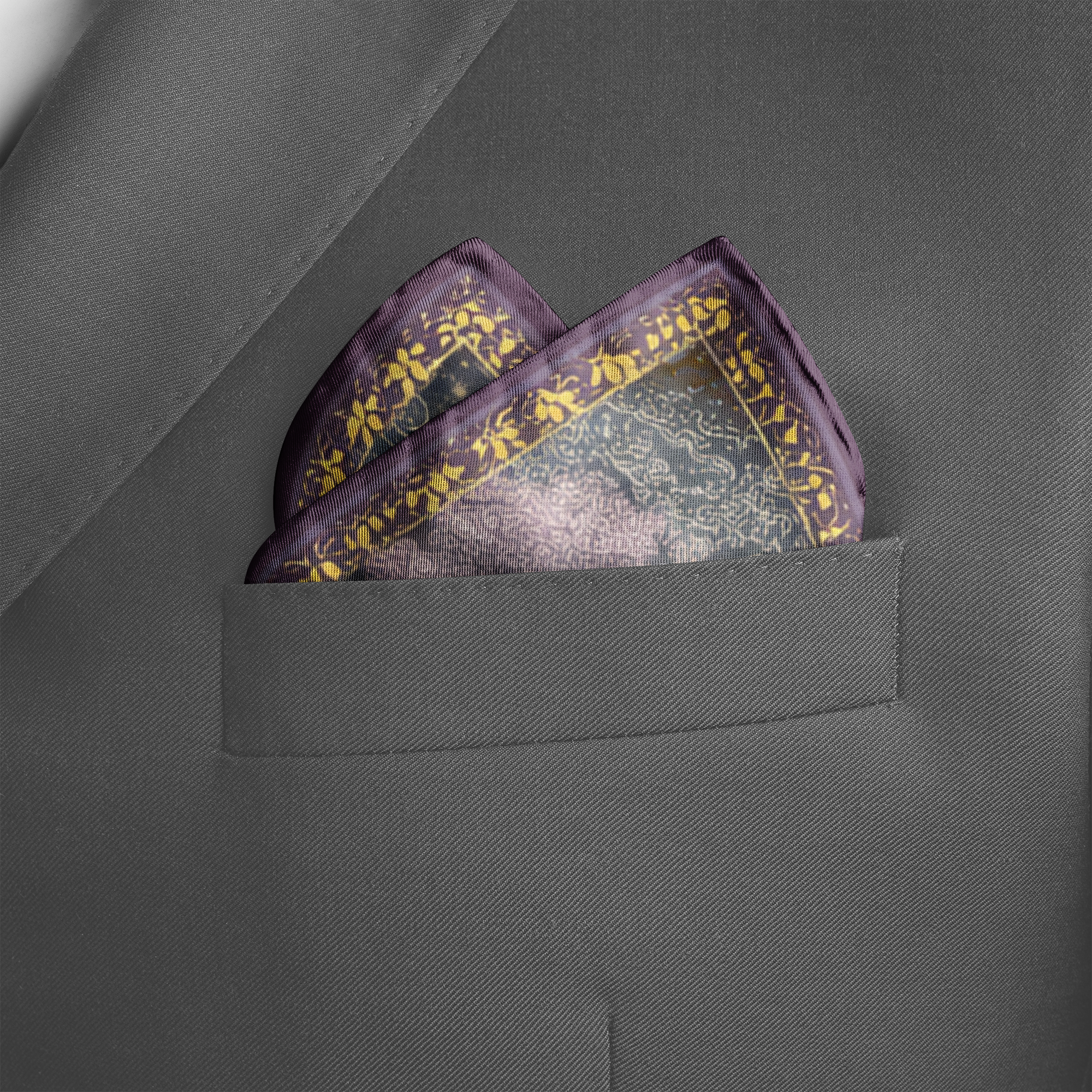 AURORA SILK POCKET SQUARE