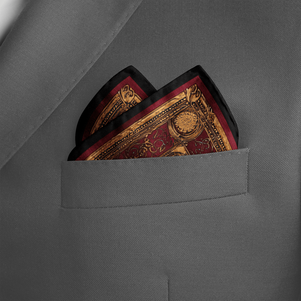 CARAVANA SILK POCKET SQUARE