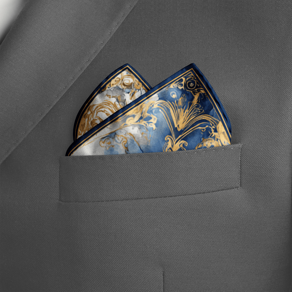 AQUILA SILK POCKET SQUARE