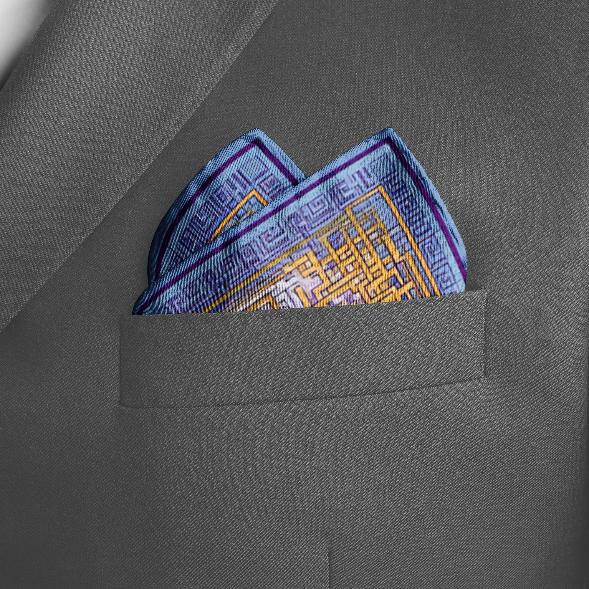 IRISHA SILK POCKET SQUARE