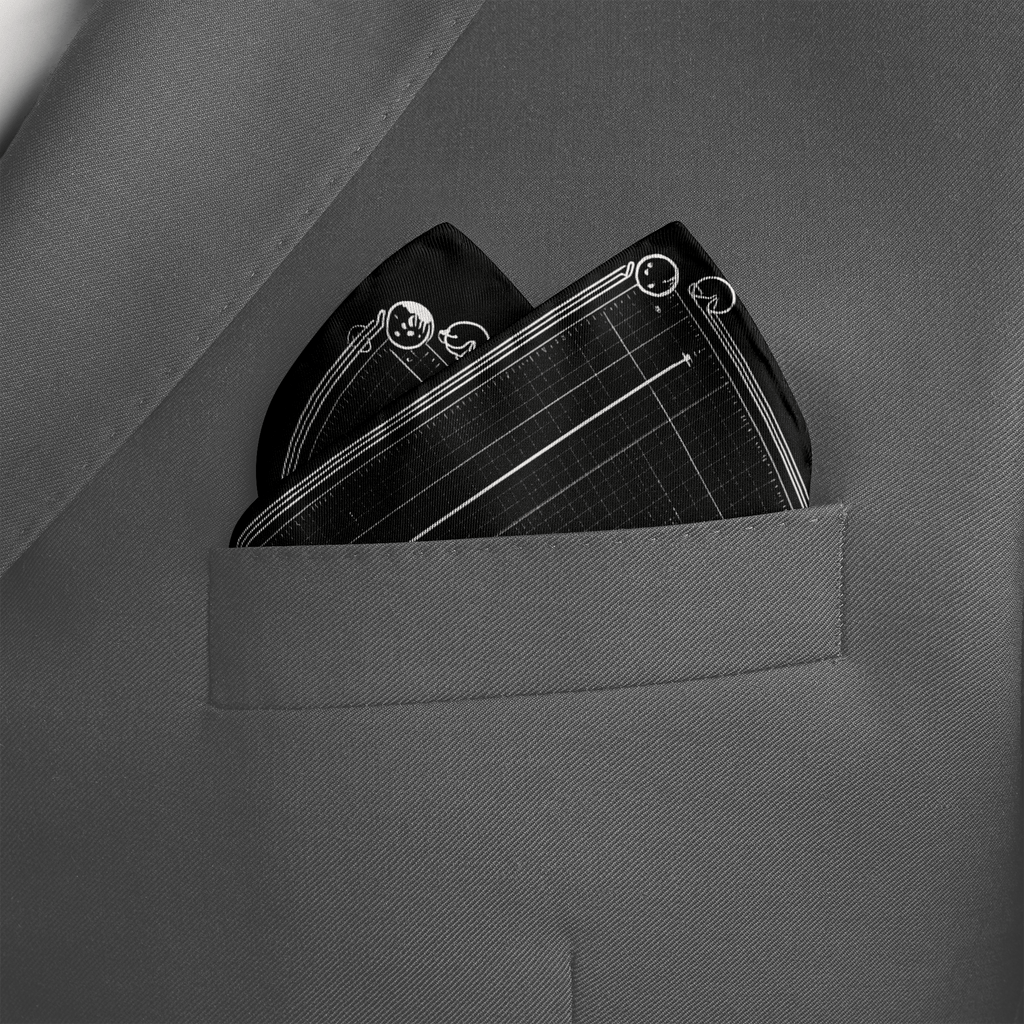 TECHFLORA SILK POCKET SQUARE