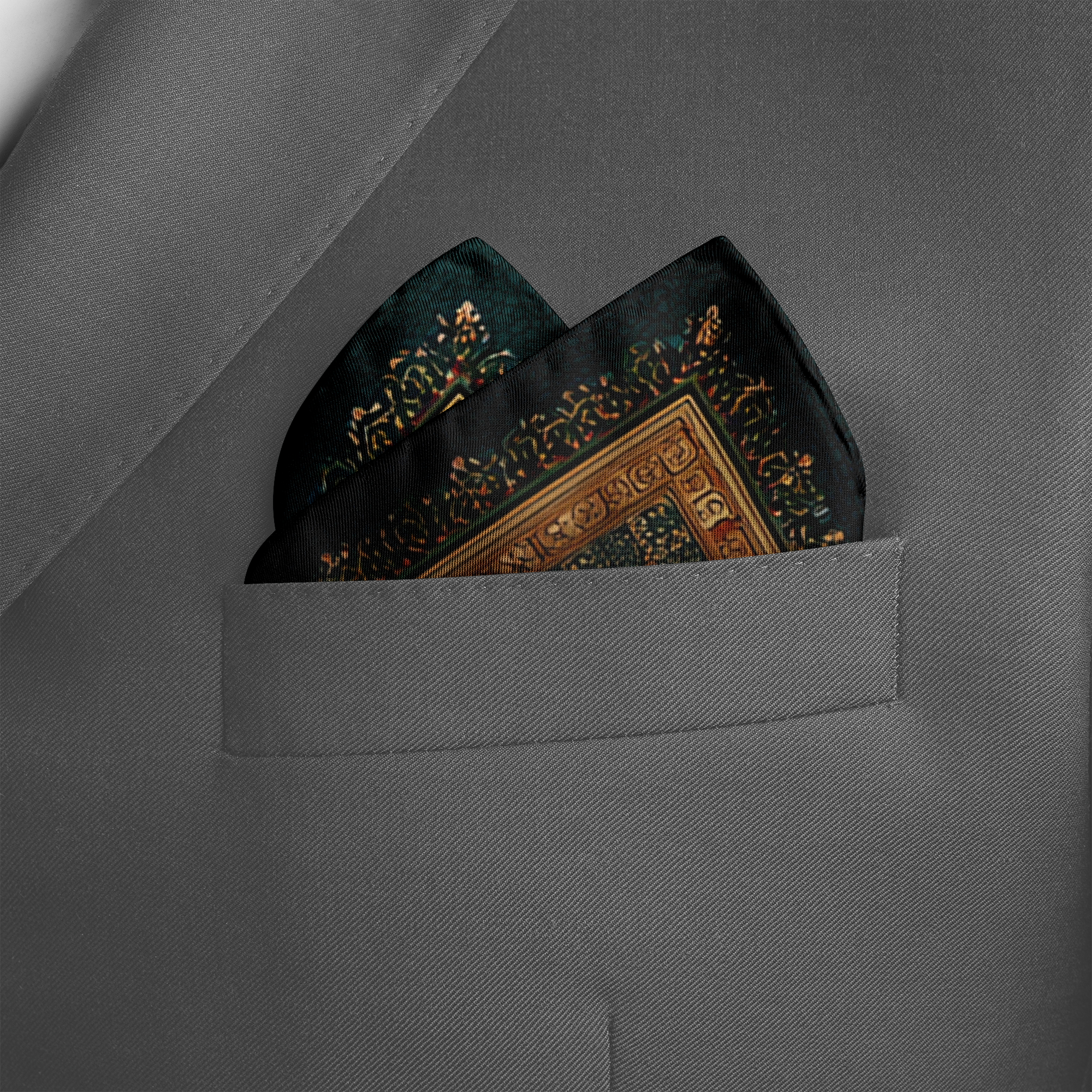 BABYLON SILK POCKET SQUARE