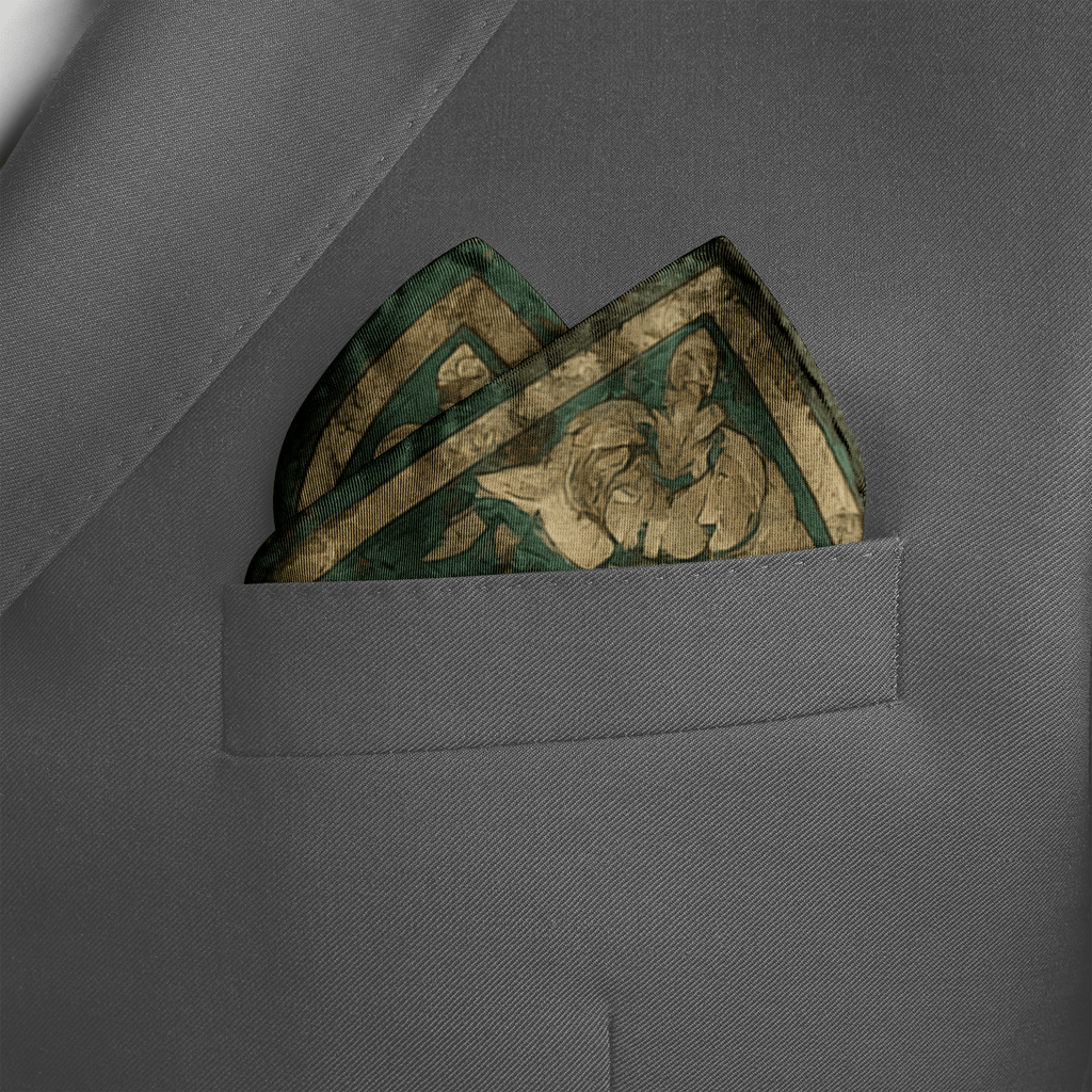 SOLEIL SILK POCKET SQUARE