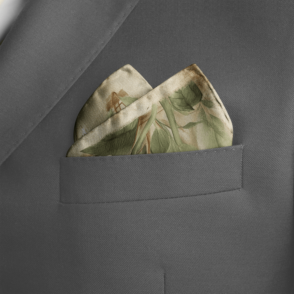 ROSELURE SILK POCKET SQUARE