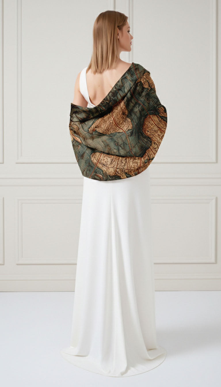 PROVIDENCE SILK LONG LADIES SCARF