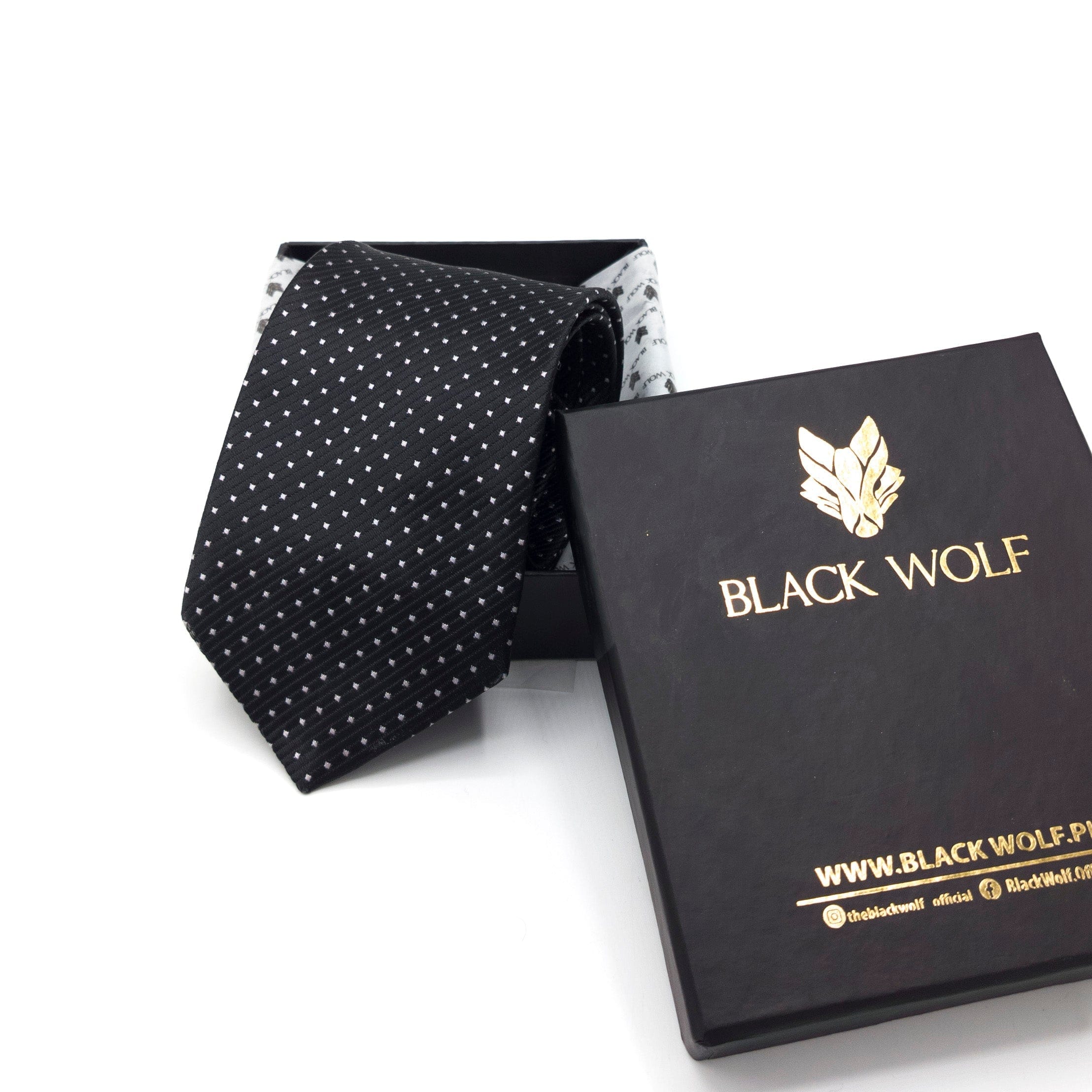 POLKA NOIR TIE