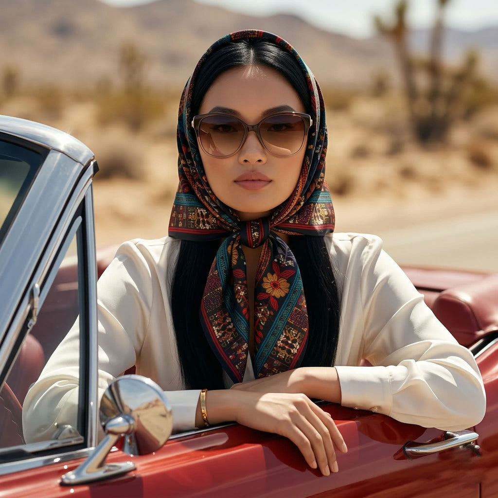 LIMONIA SILK HEAD SCARF