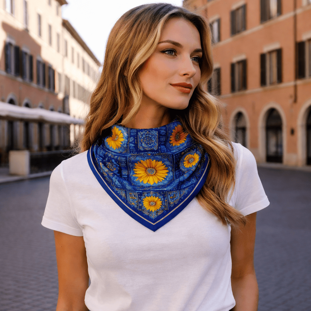 LOGOSE SILK BANDANA