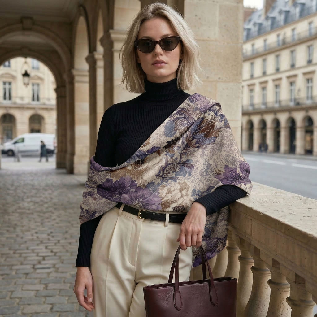 MONARCH SILK LONG LADIES SCARF