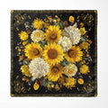 MIDNIGHT SUN GARDEN SILK POCKET SQUARE