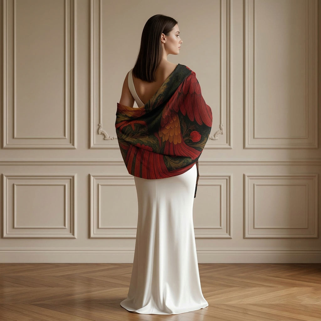 FIREBIRD SILK LONG LADIES SCARF