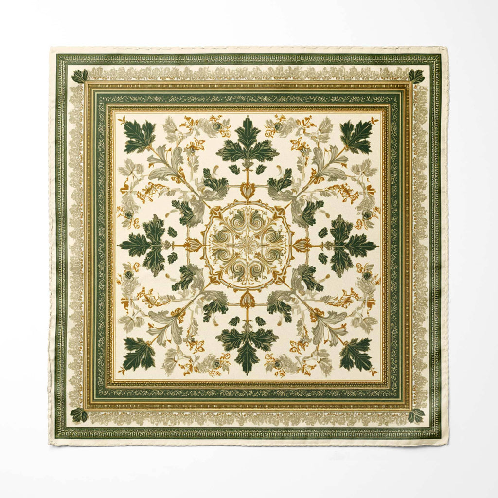 QUIET HAS FORM SILK POCKET SQUARE