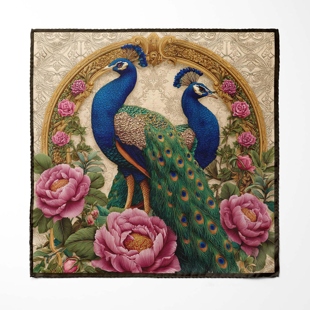 ROYAL PLUME SILK POCKET SQUARE