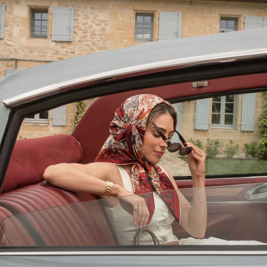 SAVANNARA SILK HEAD SCARF