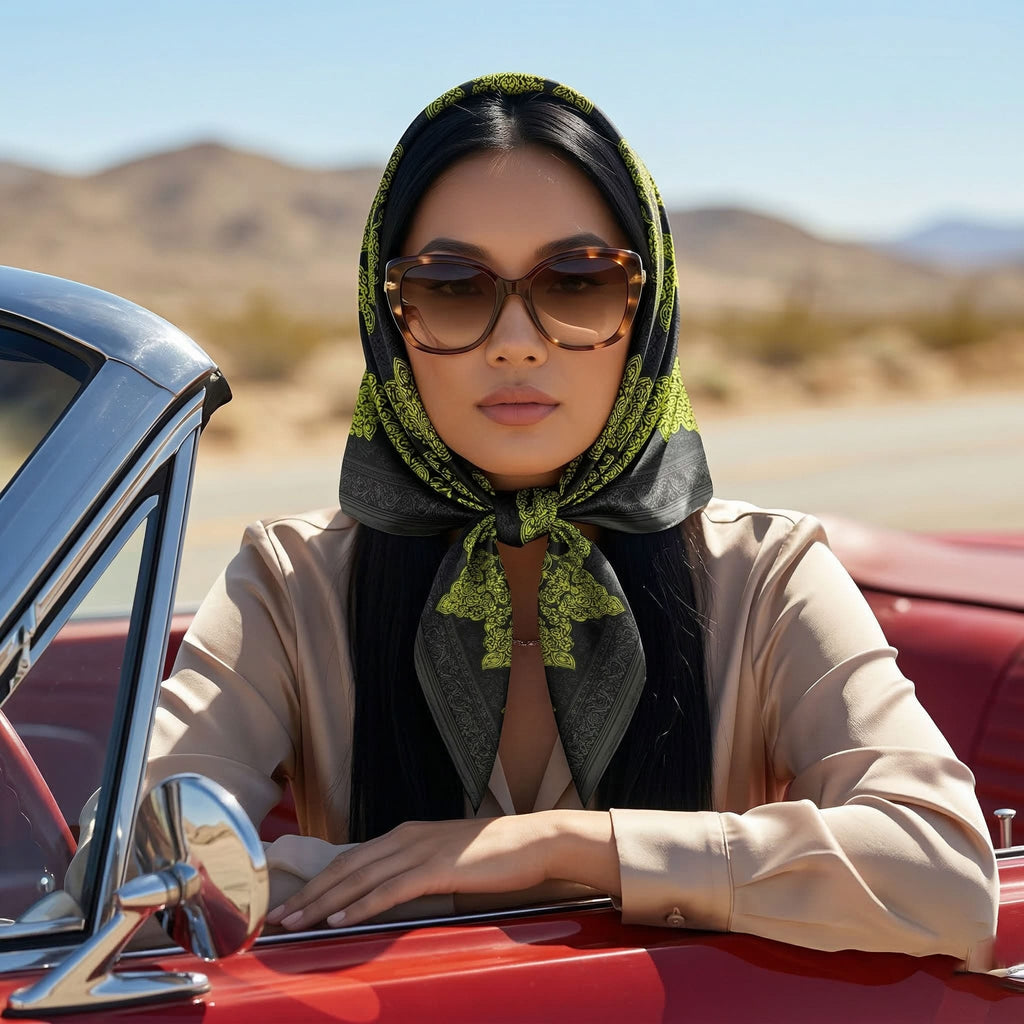 SULTANATE SILK HEAD SCARF
