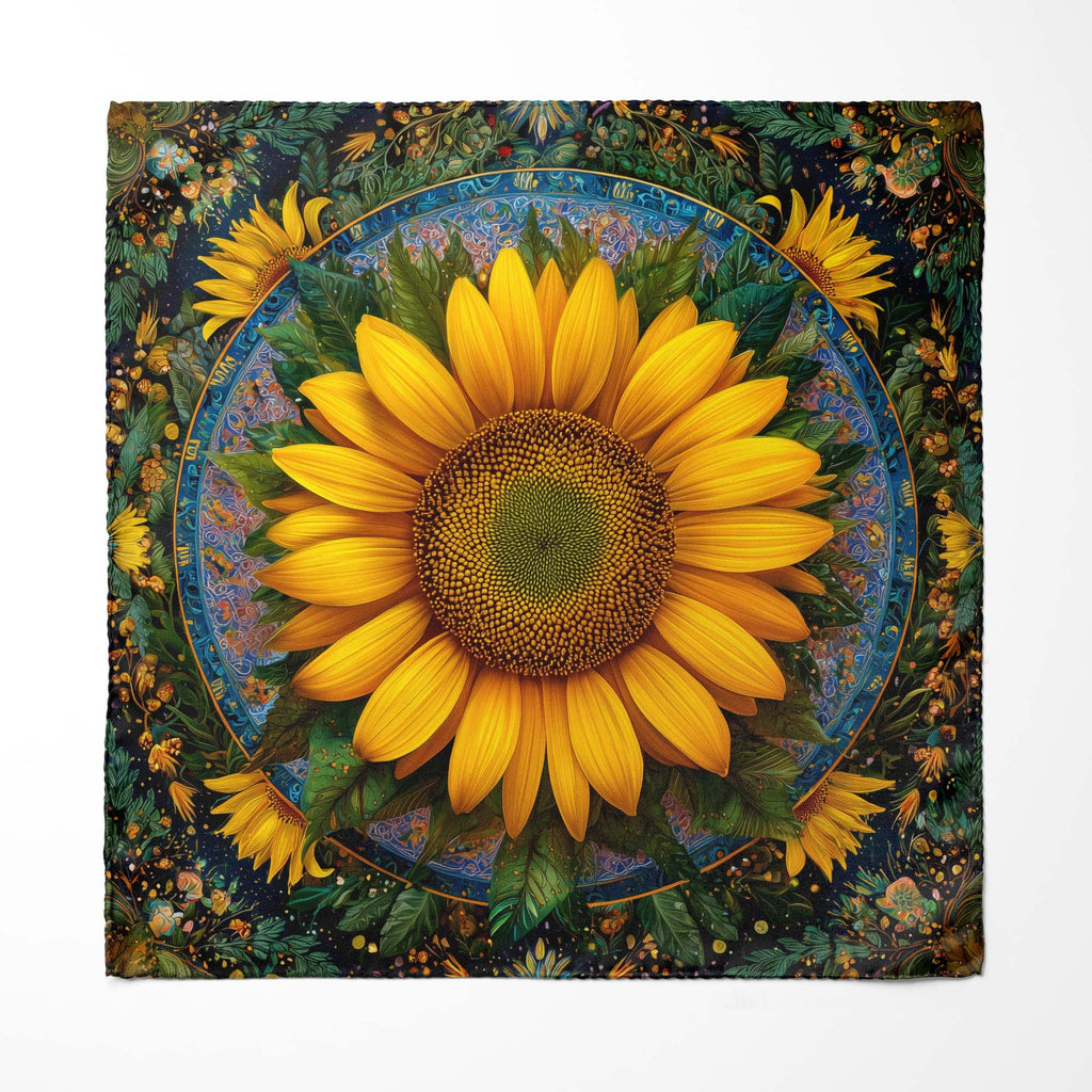 SOLARIS BLOSSOM SILK POCKET SQUARE