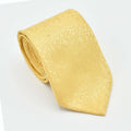 ROYAL YELLOW PAISLEY SELF PRINTED TIE