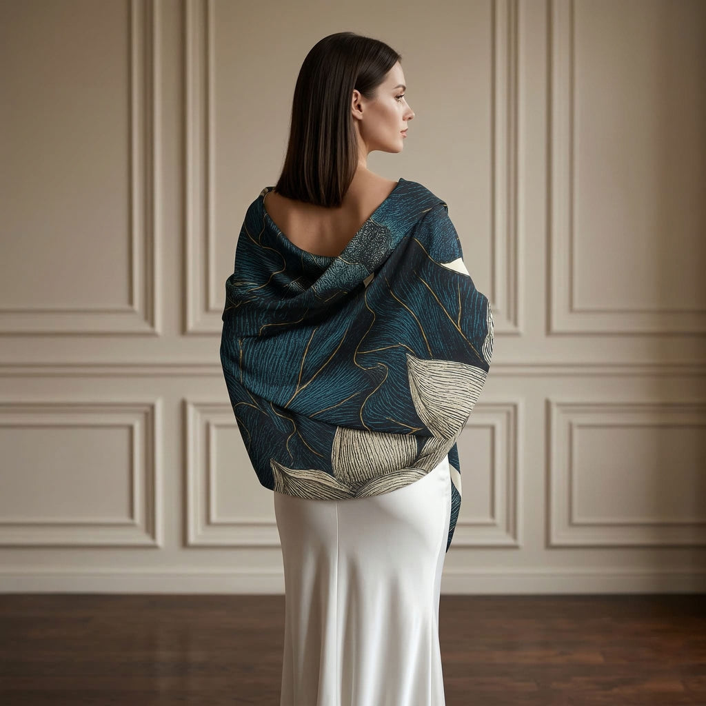 FLORIDA BOTANICAL LONG LADIES SCARF