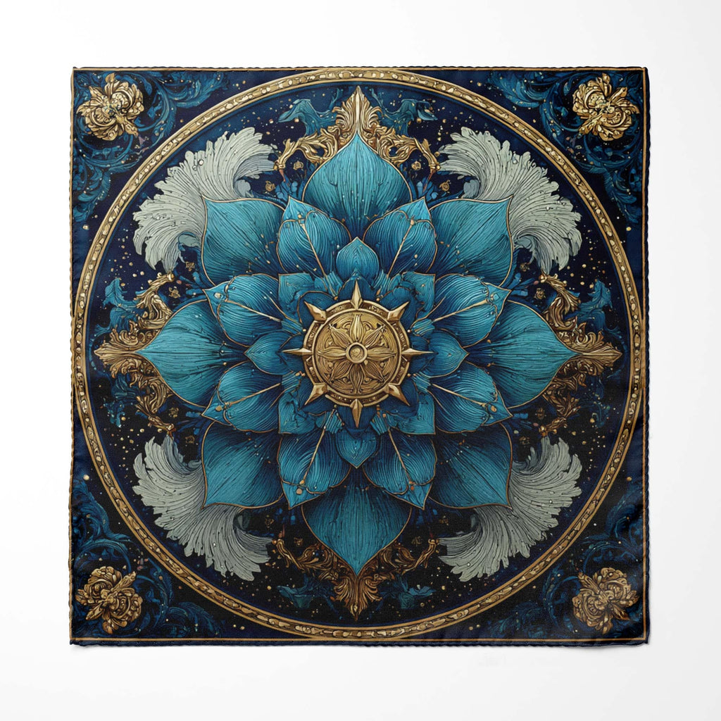 THE ASTRAL BLOOM SILK POCKET SQUARE