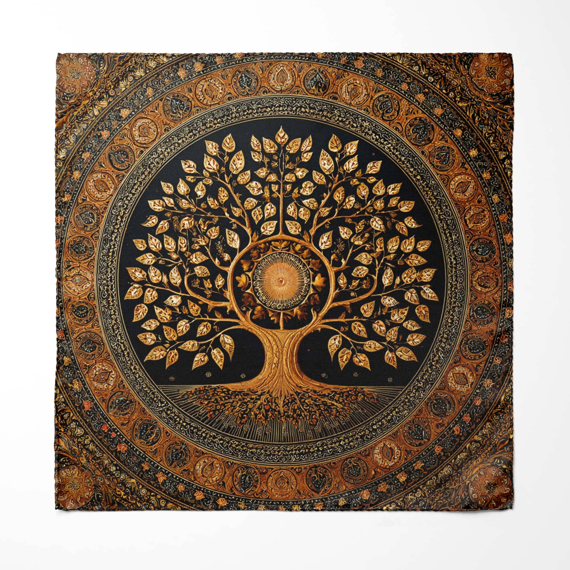 THE ETERNAL CANOPY SILK POCKET SQUARE