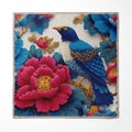 THE GILDED BIRD SILK POCKET SQUARE