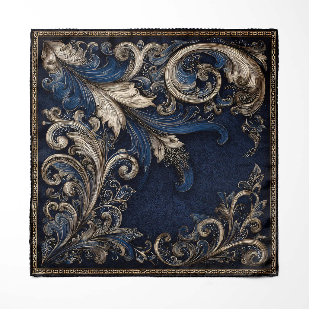 THE NIGHT ATELIER SILK POCKET SQUARE