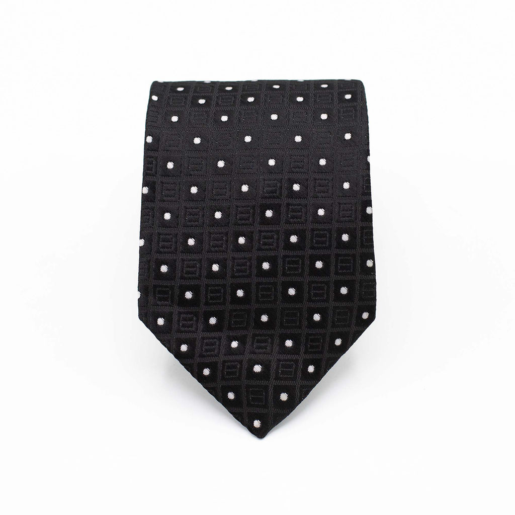 CLASSIC BLACK DOTS TIE