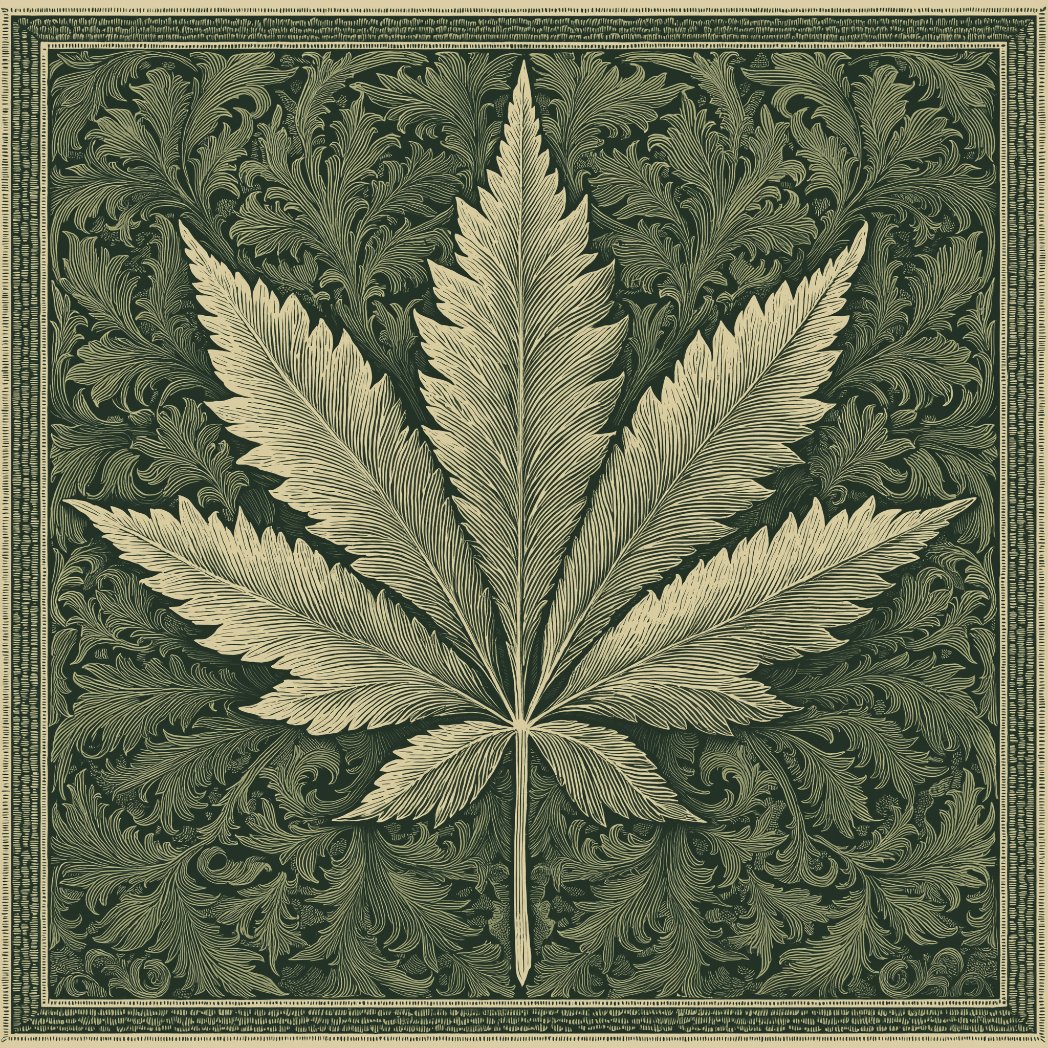 VERDANT SILK HEAD SCARF