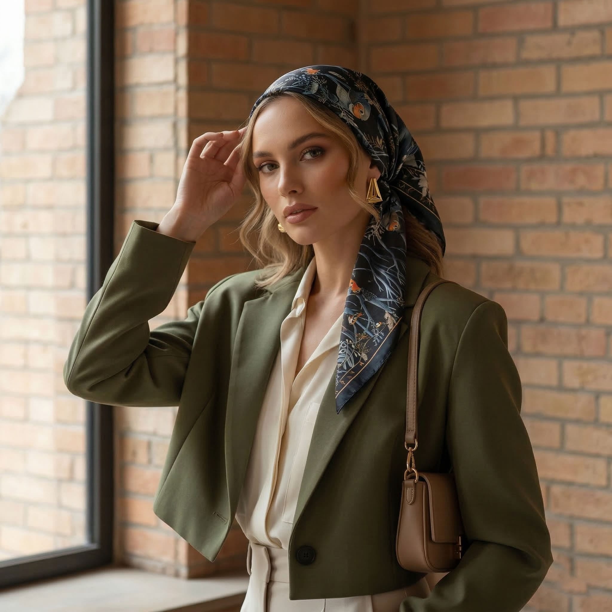 WINTERSONG SILK HEAD SCARF