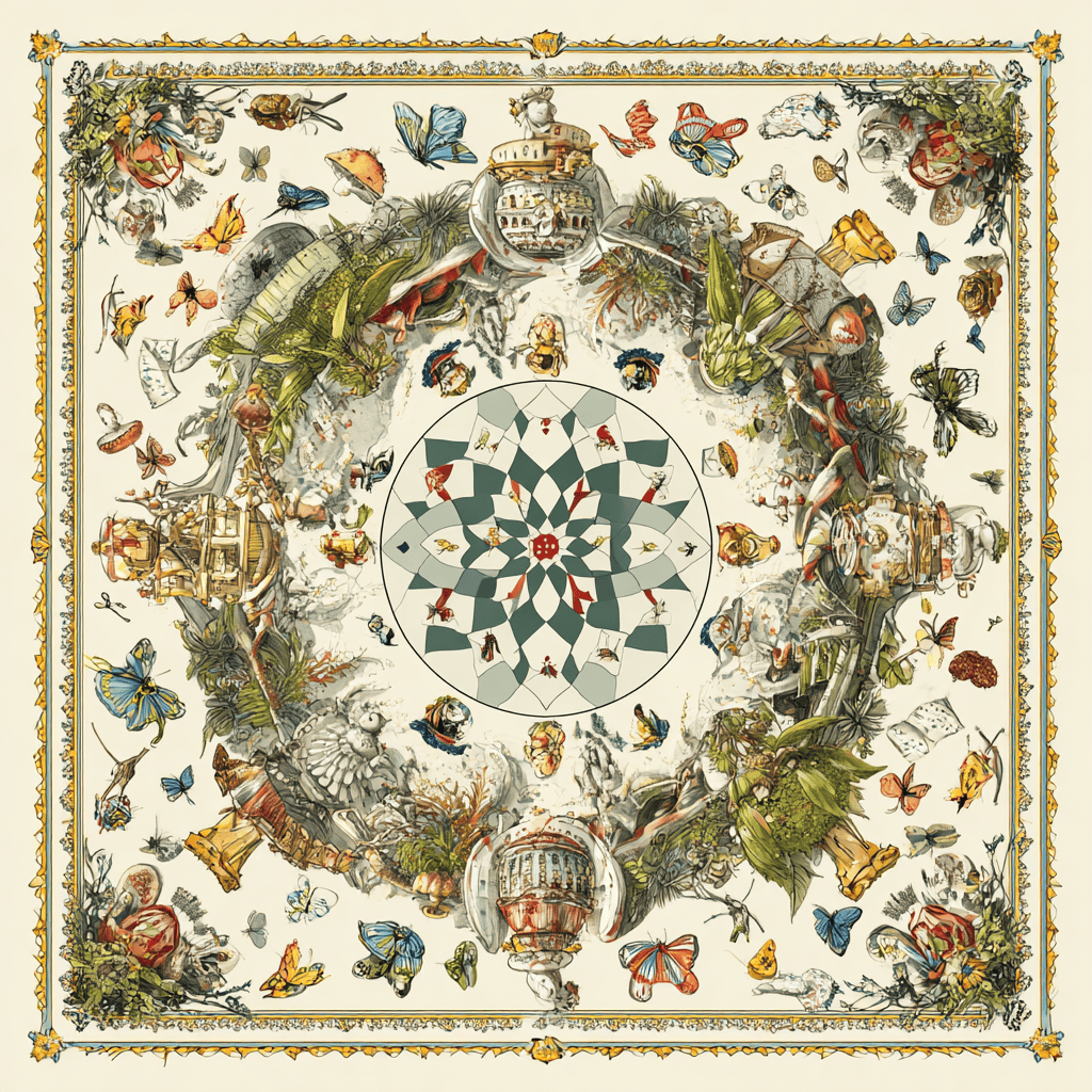 WHIMSERRA SILK HEAD SCARF