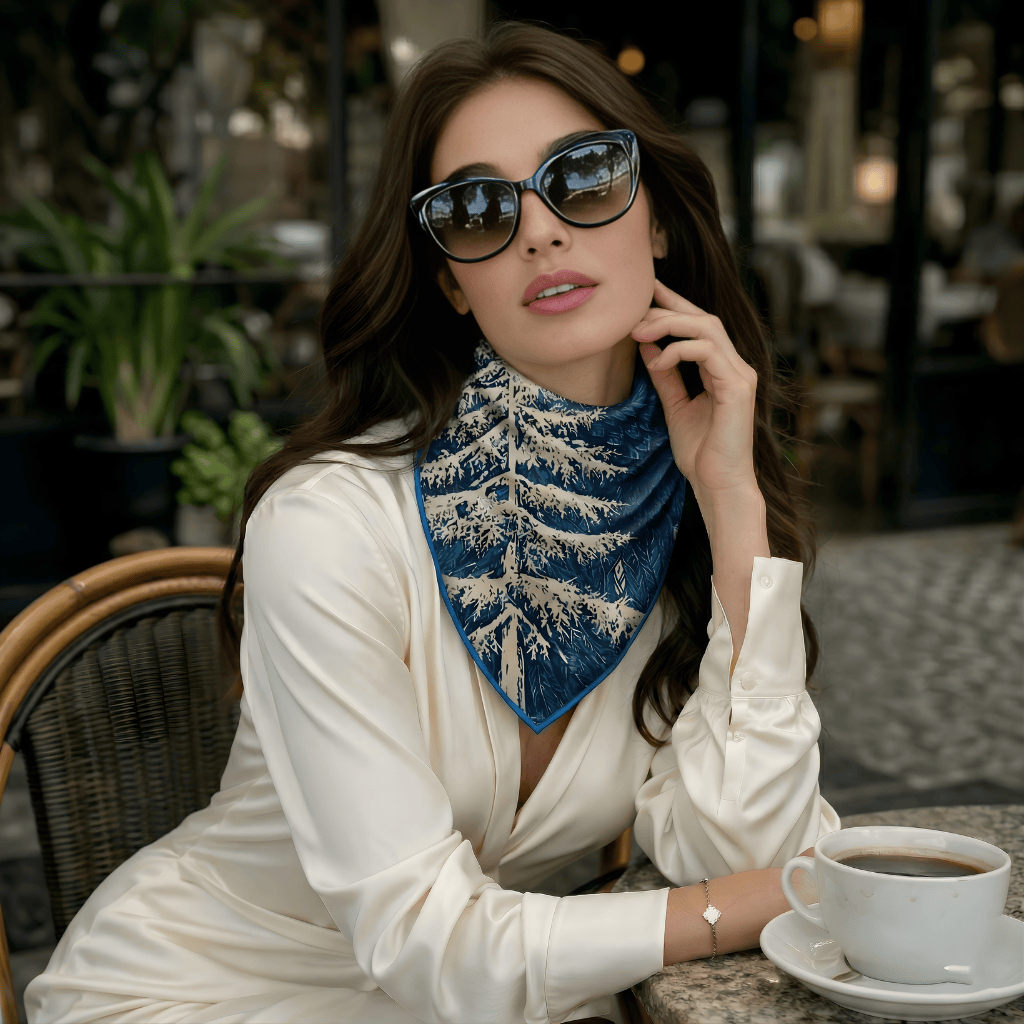 ALEX ART SILK BANDANA