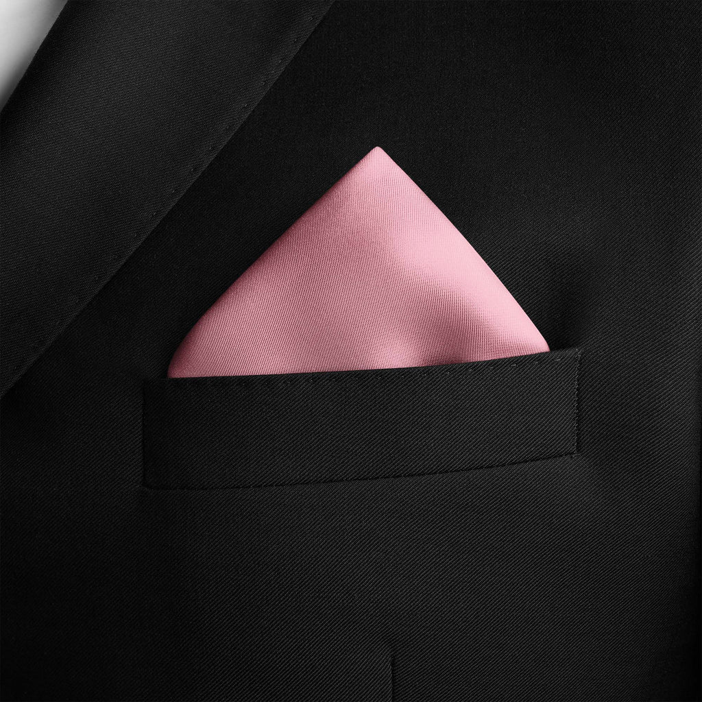BABY PINK SILK POCKET SQUARE