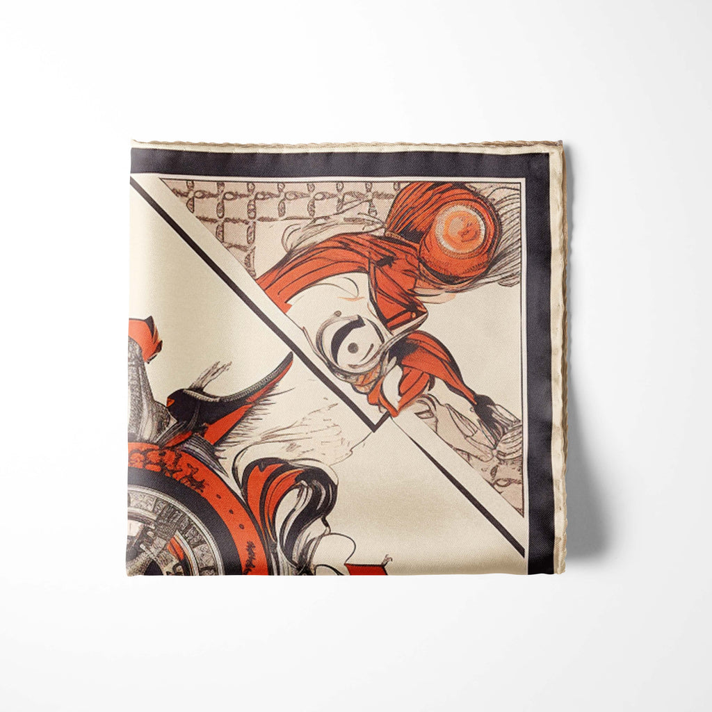 OCEAN SILK POCKET SQUARE