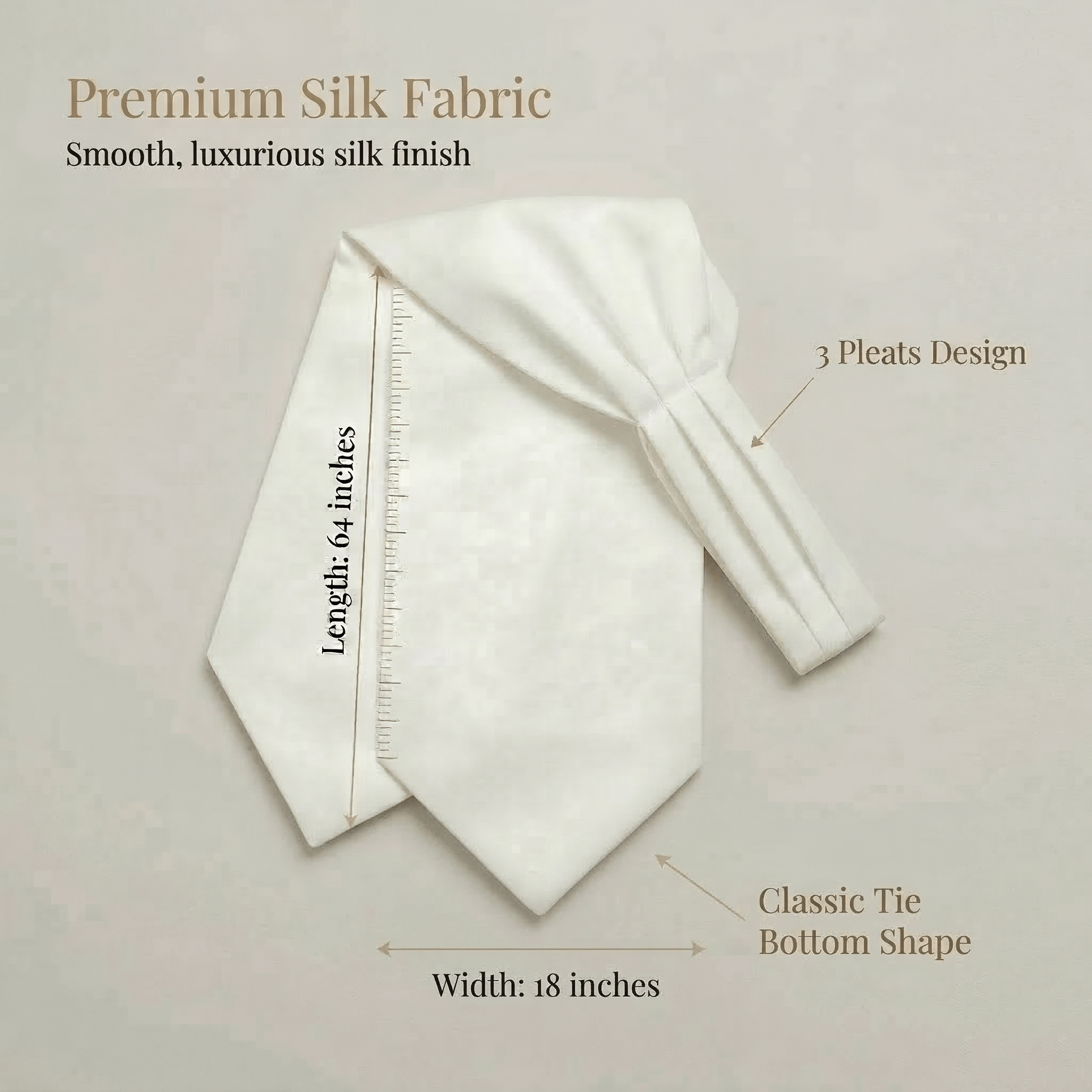 BLOSSOM SILK ASCOT - PREMIUM COLLECTION