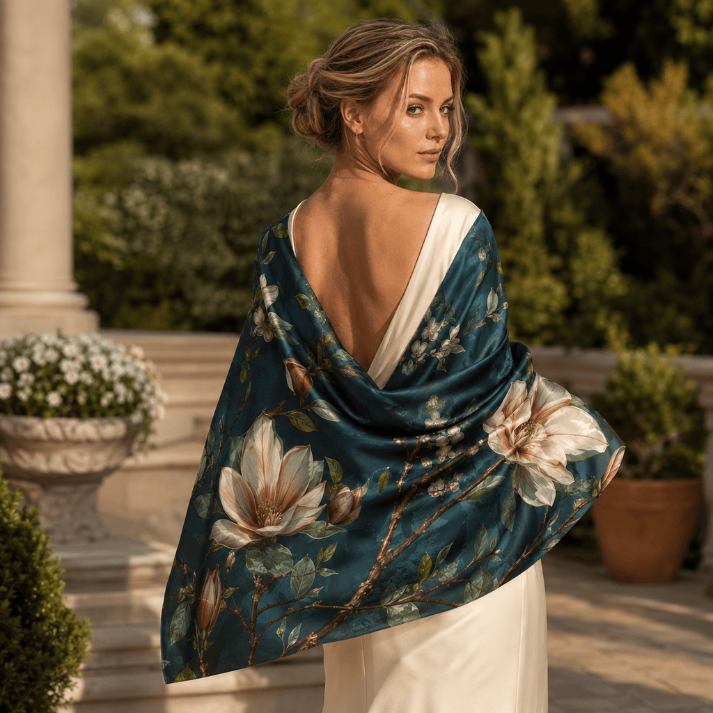 FIRUZE ABDULLAEVA SILK LONG LADIES SCARF