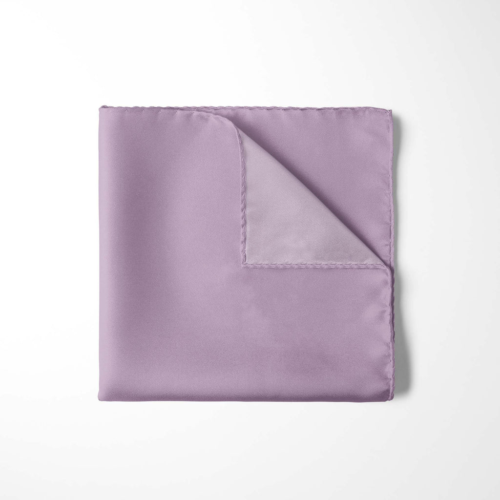 LILAC SILK POCKET SQUARE