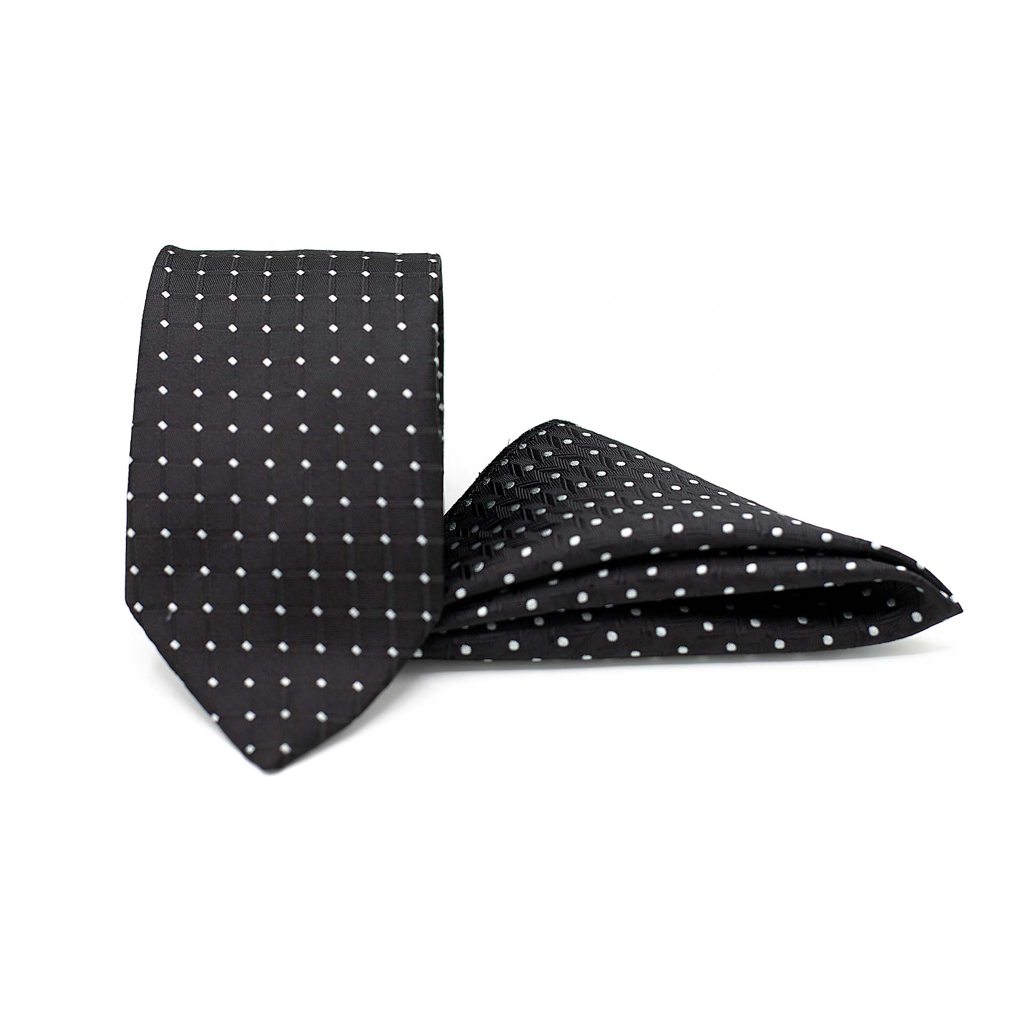 DAPPER DOTS TIE AND POCKET SQUARE SET