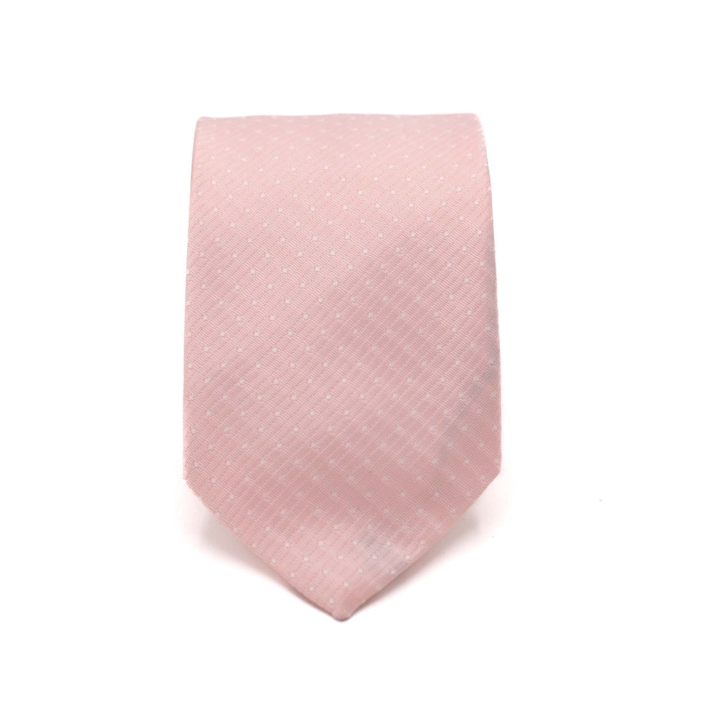 DUSTY PINK CLASSIC TIE AND POCKET SQUARE SET