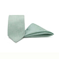 SAGE ELEGANCE TIE AND POCKET SQUARE SET