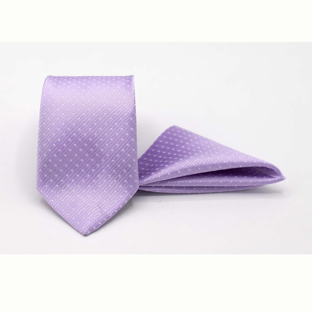 LILAC SERENITY TIE AND POCKET SQUARE SET