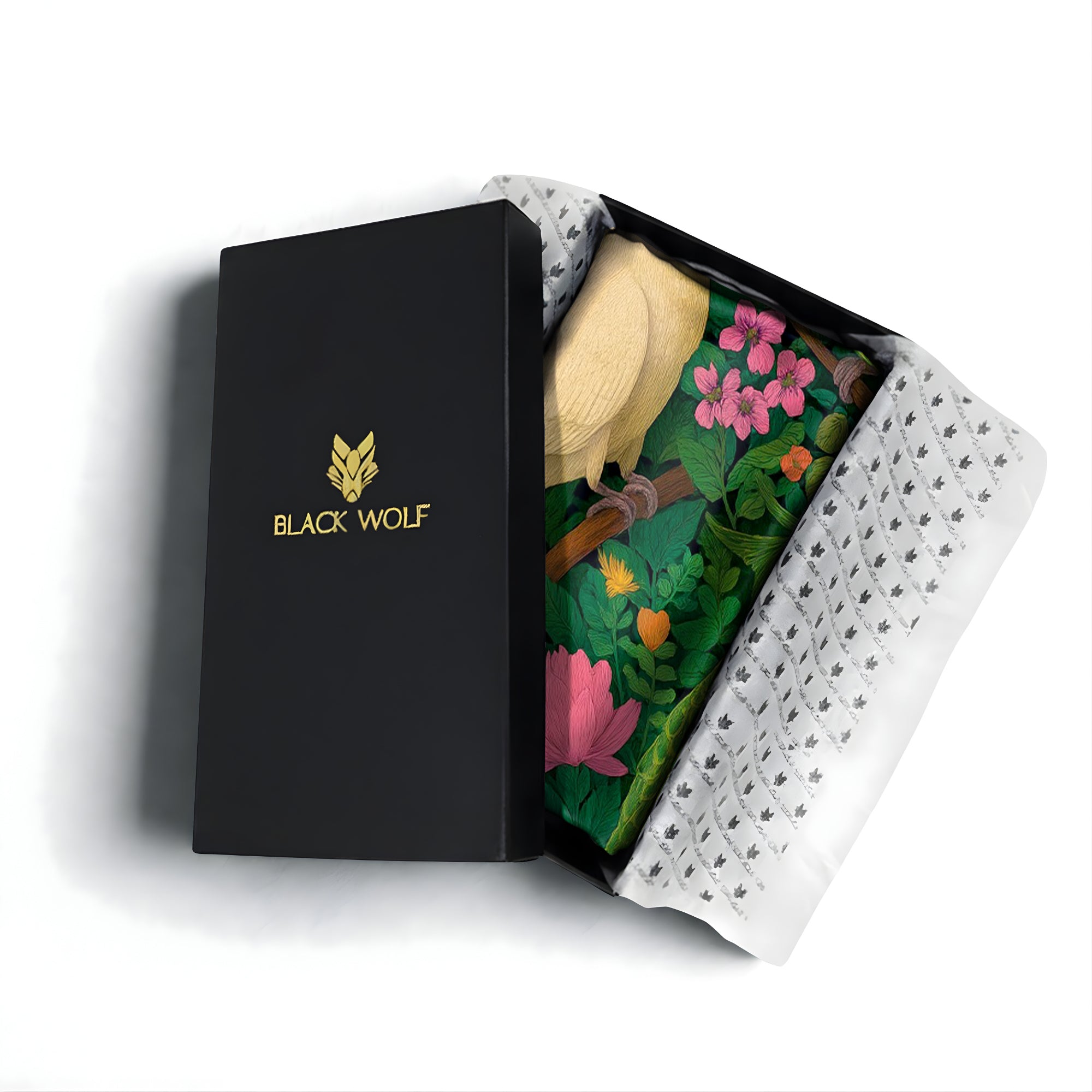 TROPICAL CHORUS SILK LONG LADIES SCARF