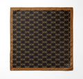 BURBERRY CHOCOLATE SILK POCKET SQUARE